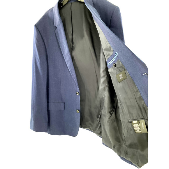 NWT  JCREW TALLEGNO 1900 NAVY WOOL SUIT BLAZER - Picture 8 of 12